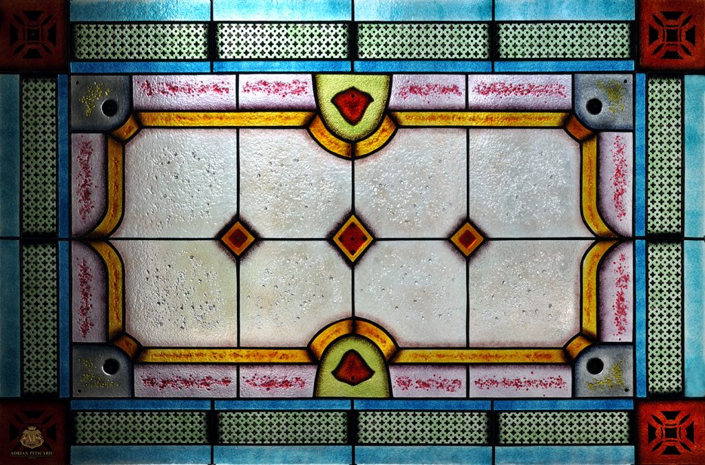 Classic decorative stained glass