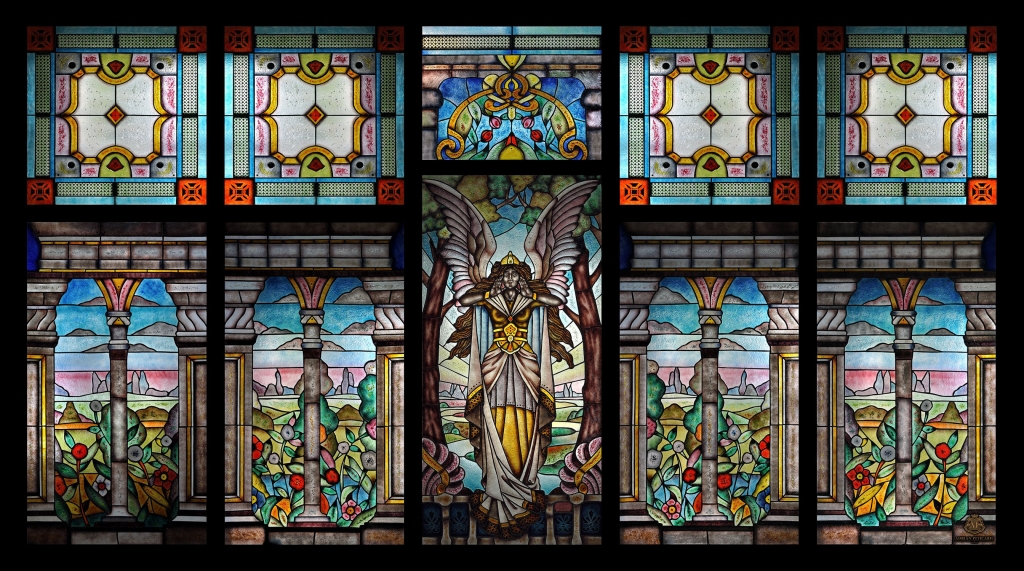 Art Nouveau Tiffany stained glass