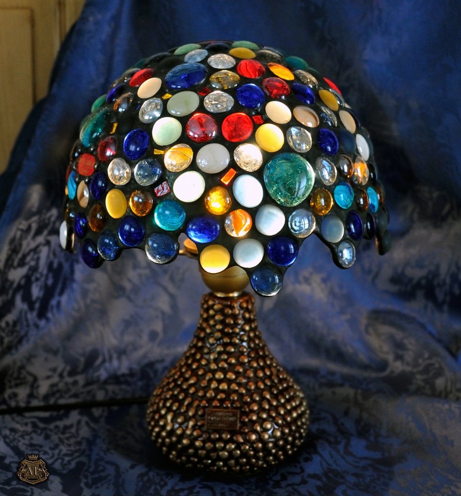 Colorful Tiffany lamp
