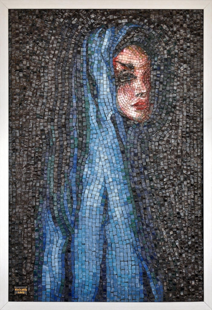 “Girl” portrait mosaic